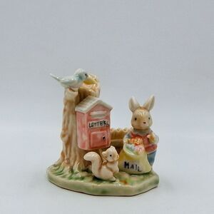 Bunny Mail Carrier Tales Of Bunny Hollow Porcelain Figure Albert E Price 1993